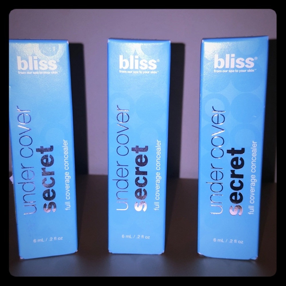 Bliss under cover secret full coverage concealer